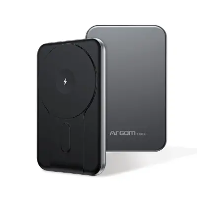 BATERÍA EXTERNA MAGNÉTICA MS5 DE 5000MAH DE ALUMINIO ARGPB1160